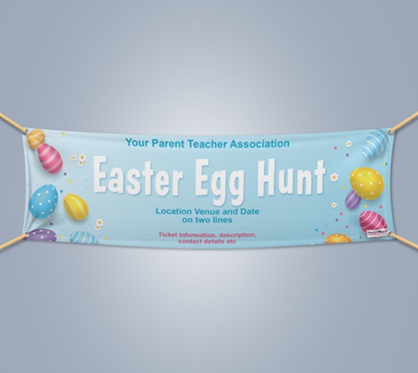 Show details for Easter Landscape Outdoor PVC Banner - 1m x 4m